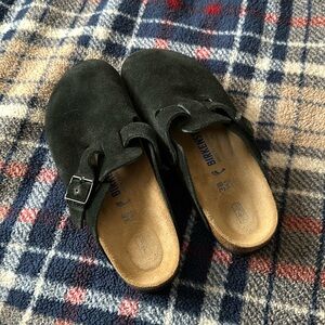 brand new black birkenstock clogs.